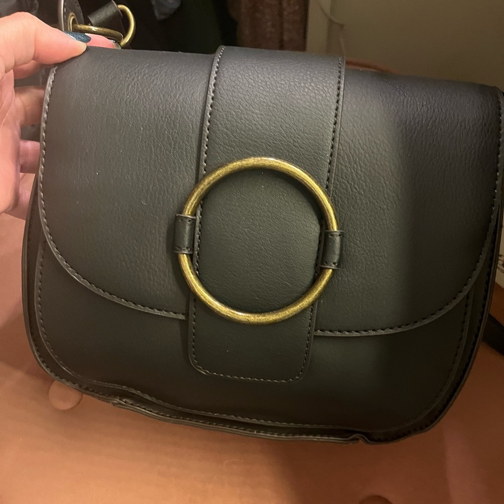 Black crossbody bag
